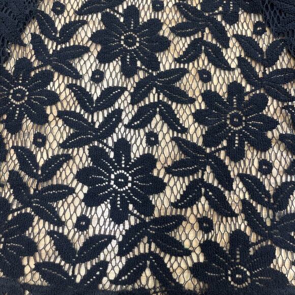 VTG Fishnet 24W Crochet Pullover Tunic Floral Festival Cottage Whimsigoth Witchy - Picture 6 of 7